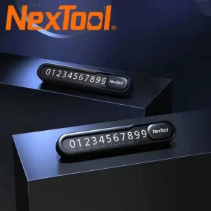 NexTool Car Temporary Parking Card Hidden Window Breaker With Seat Belt Cutter Life-Saving Escape Car Emergency Tool