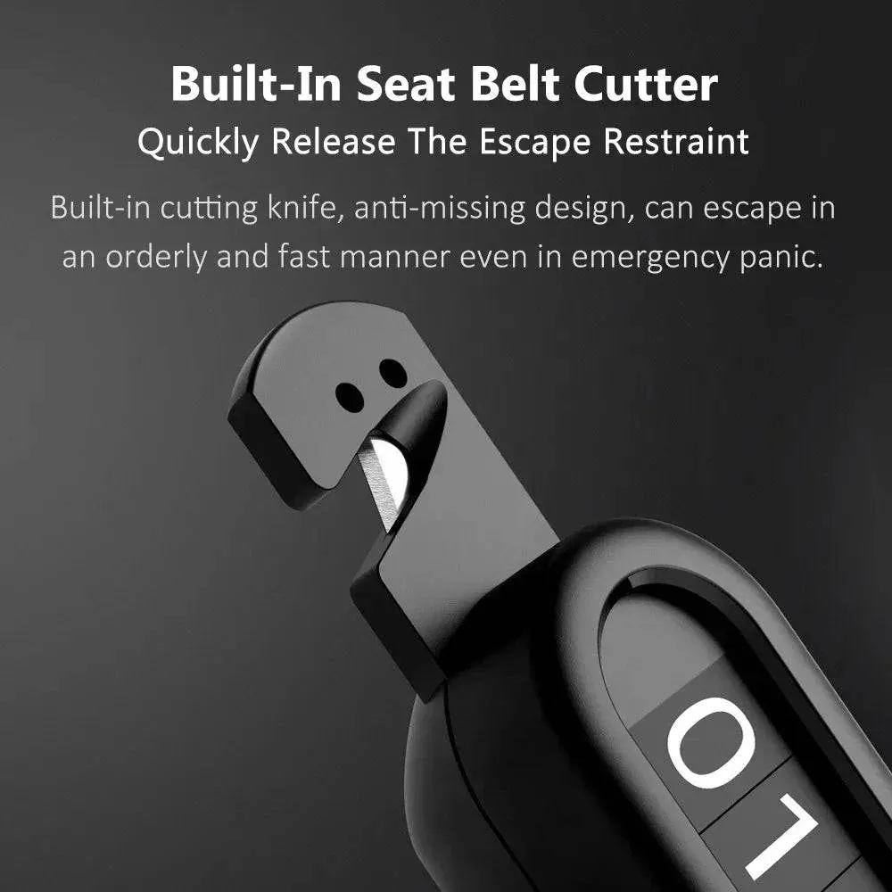 NexTool Car Temporary Parking Card Hidden Window Breaker With Seat Belt Cutter Life-Saving Escape Car Emergency Tool
