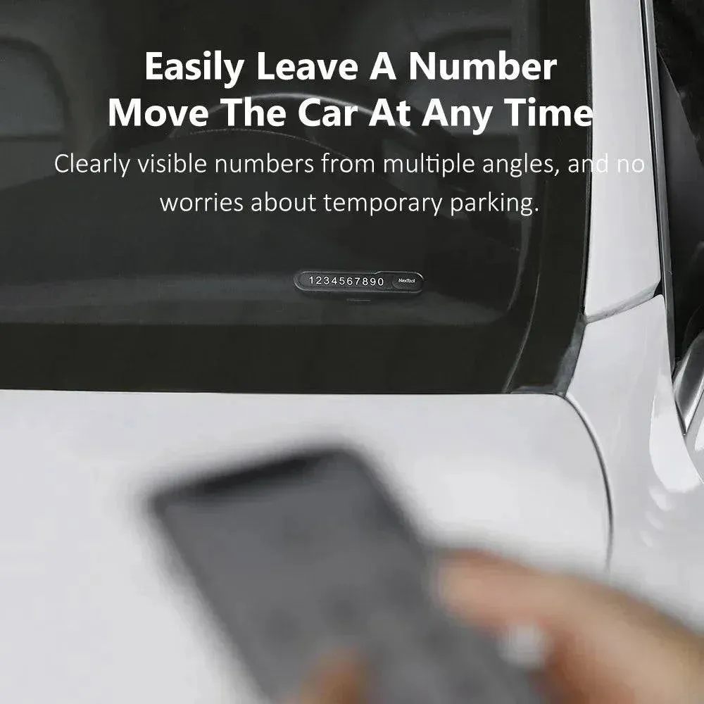 NexTool Car Temporary Parking Card Hidden Window Breaker With Seat Belt Cutter Life-Saving Escape Car Emergency Tool