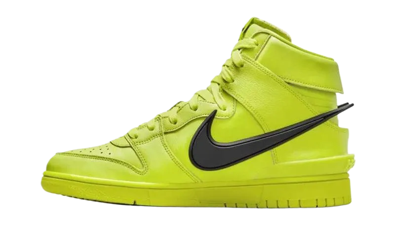 Nike Dunk High x Ambush Flash Lime