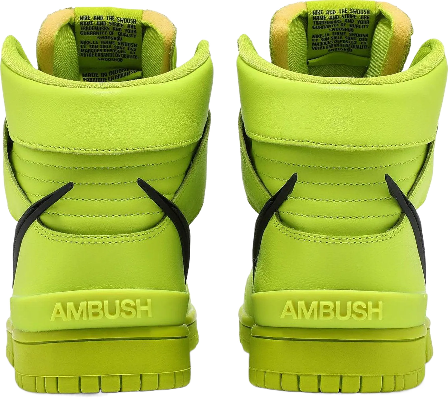 Nike Dunk High x Ambush Flash Lime