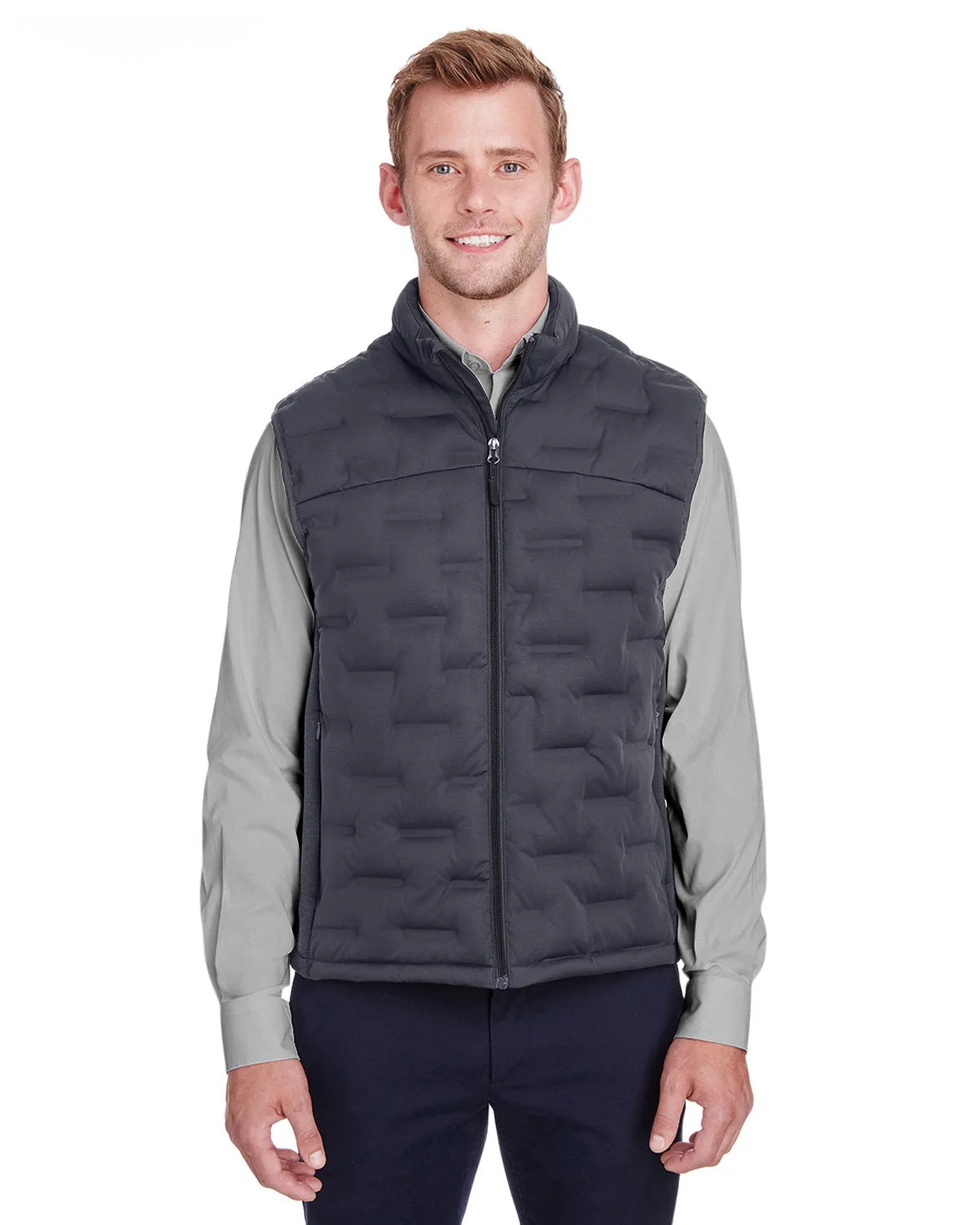 North End NE709 Men's Loft Pioneer Hybrid Vest