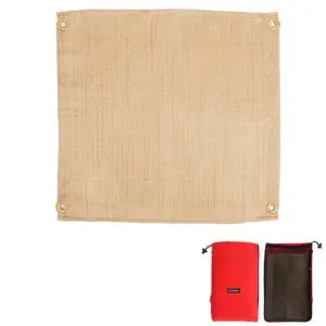 Outdoor Flame Retardant BBQ Insulation Mat - Small Fiberglass Pad (46x44 cm)