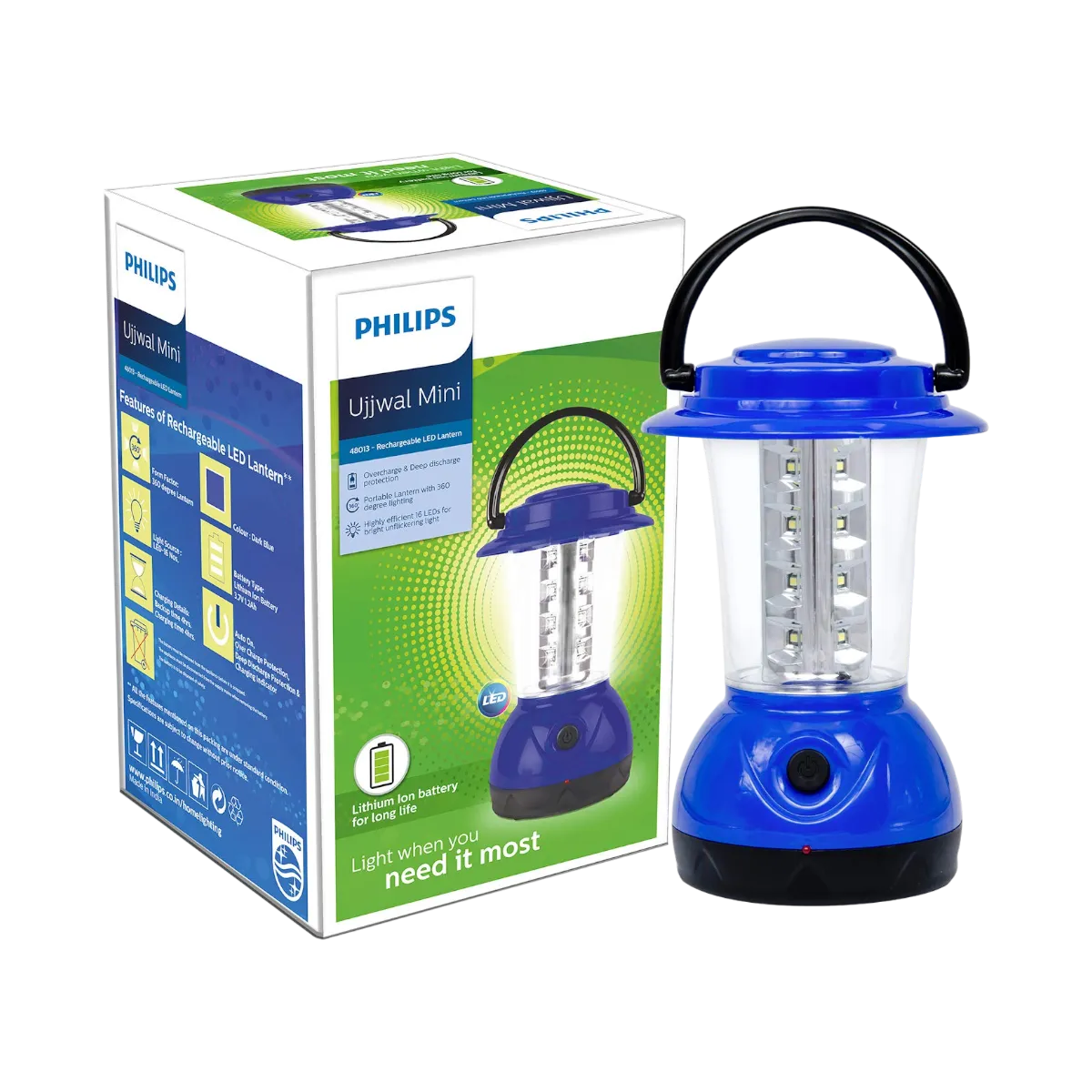 Philips Ujjwal Mini Rechargeable Emergency light