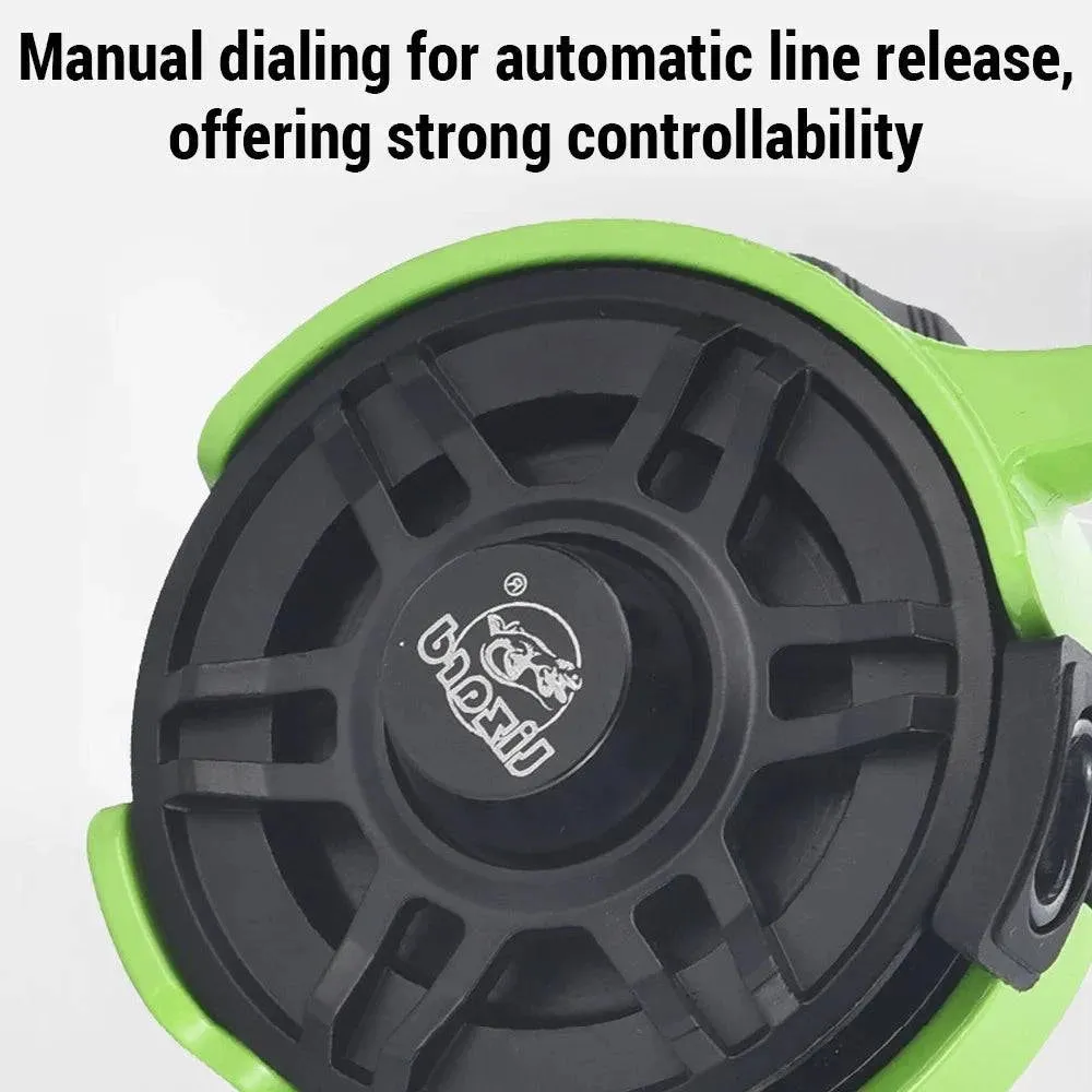 Plastic Wire Cup Ice Fishing Reel Raft Fishing Wheel Front Fishing Wheel Adjust Line Speed Control Radial Gap for Ice Fishing