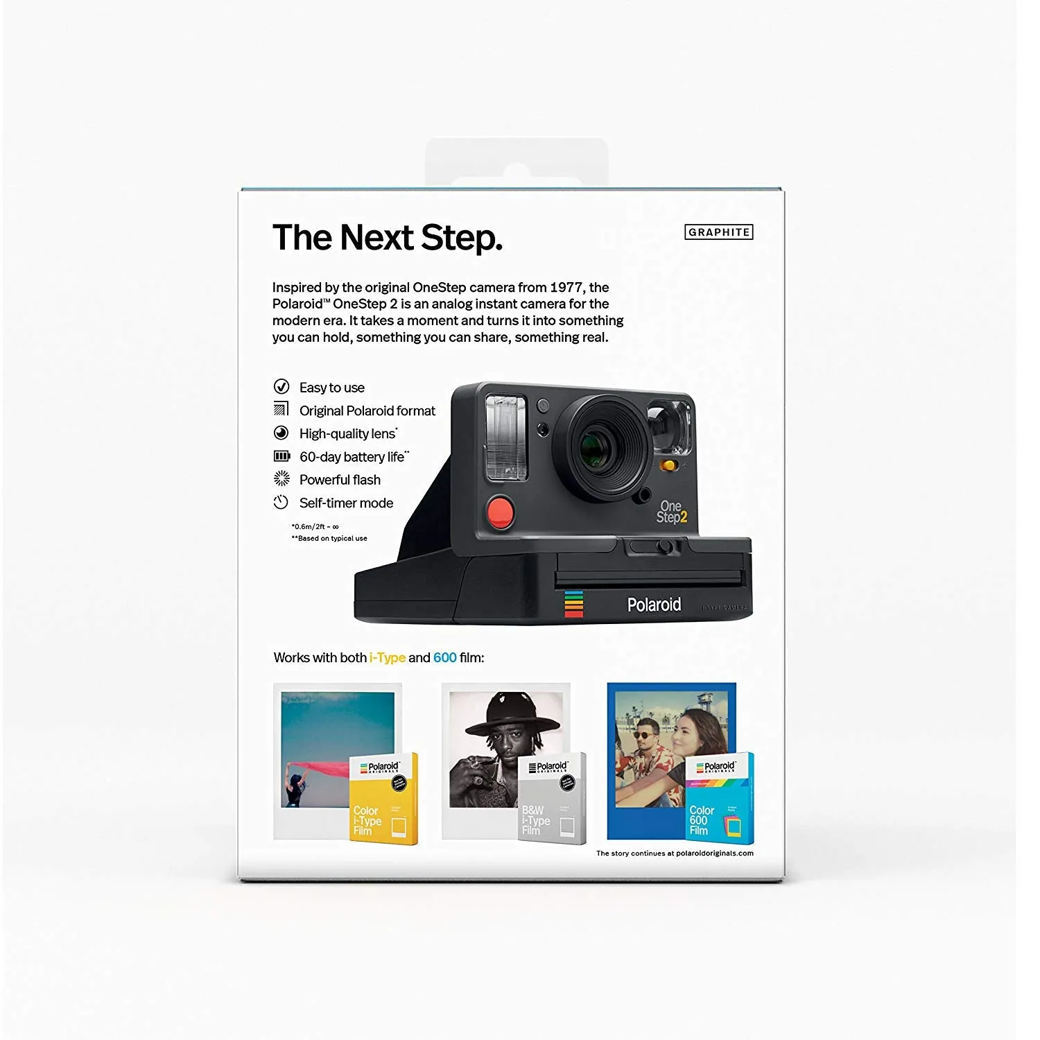 Polaroid OneStep 2 Viewfinder i-Type Instant Camera - Graphite