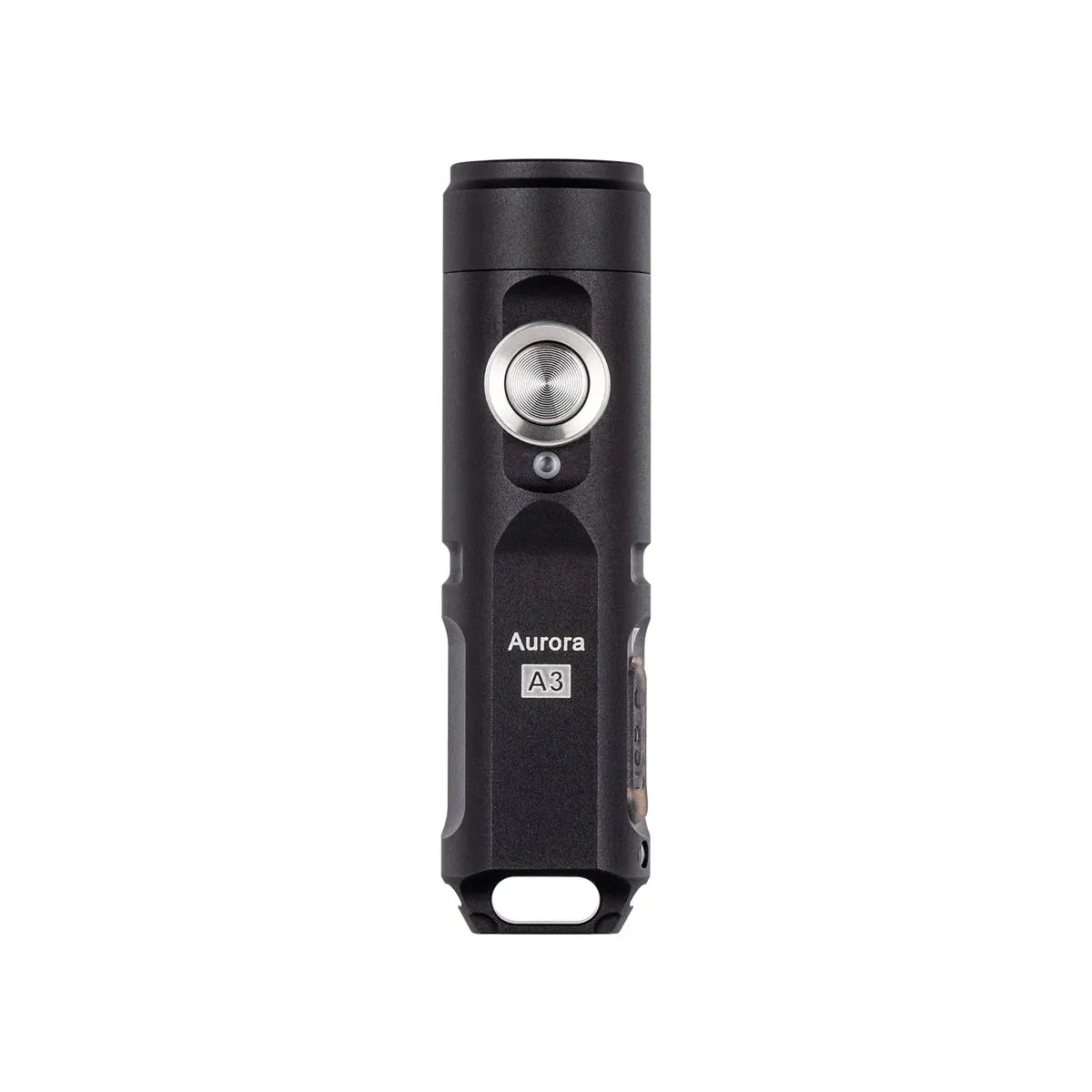 RovyVon Aurora A3 G4 650 Lumen USB-C Rechargeable Keychain Flashlight - Black