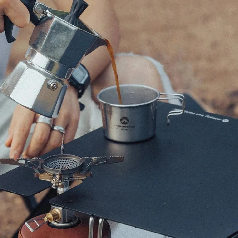 S180 Outdoor Stainless Steel 160ml Sierra Coffee Cup Picnic Tableware Portable Barbecue Hiking Camping Cup Picnic Cookware 2022