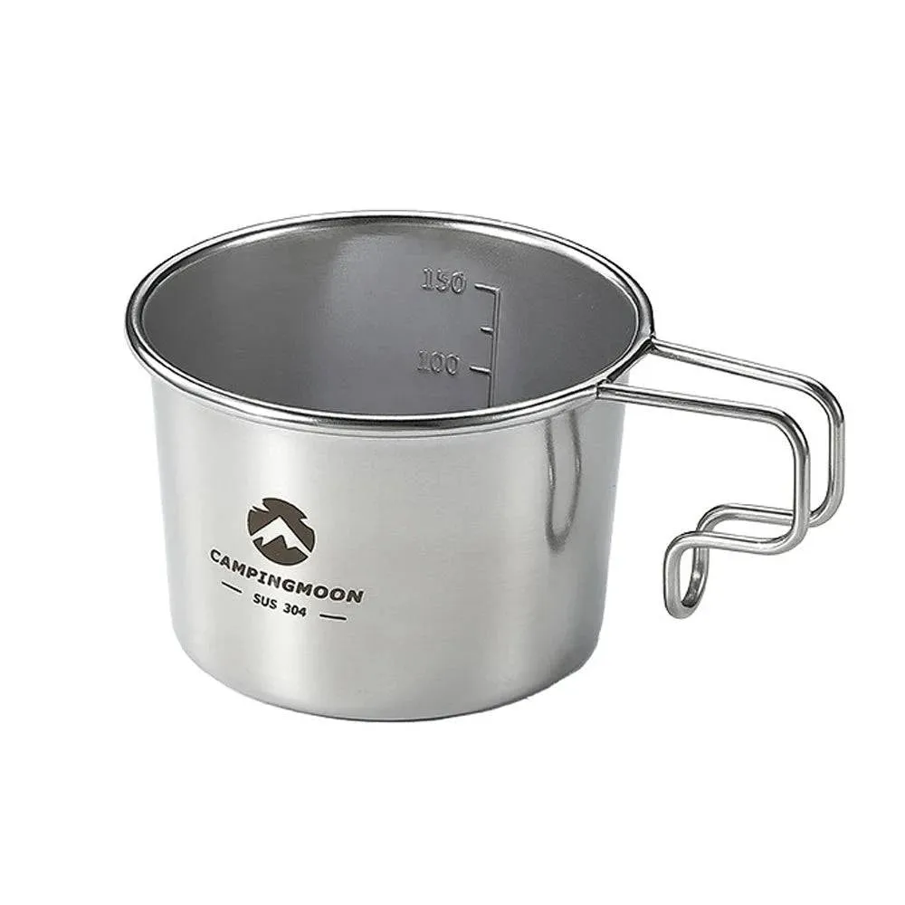 S180 Outdoor Stainless Steel 160ml Sierra Coffee Cup Picnic Tableware Portable Barbecue Hiking Camping Cup Picnic Cookware 2022