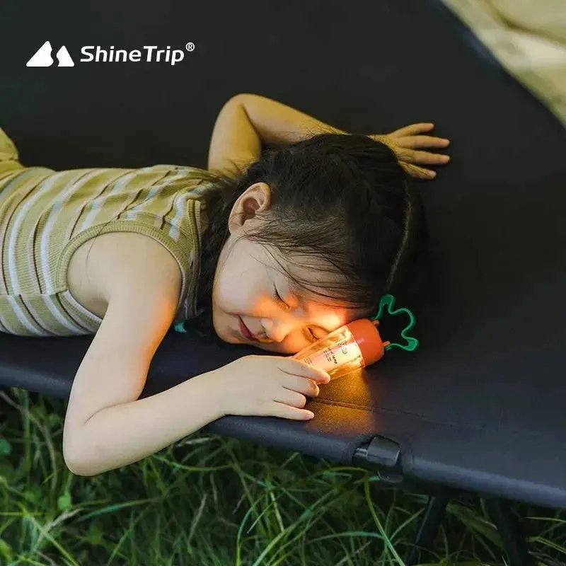 ShineTrip Yoo Series Carrot Shaped LED Camping Lantern Portable Outdoor Radish Light Rechargeable 4  Gears Waterproof Tent Lamp
