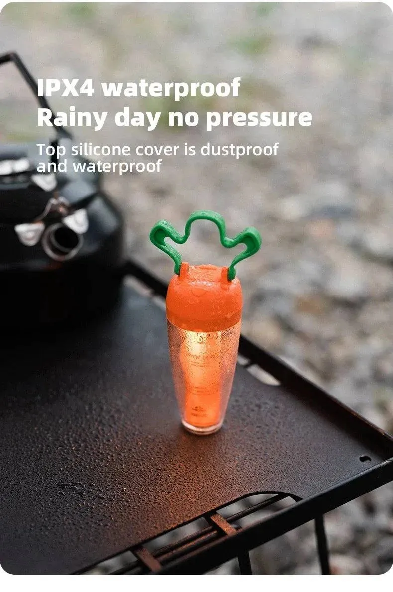 ShineTrip Yoo Series Carrot Shaped LED Camping Lantern Portable Outdoor Radish Light Rechargeable 4  Gears Waterproof Tent Lamp
