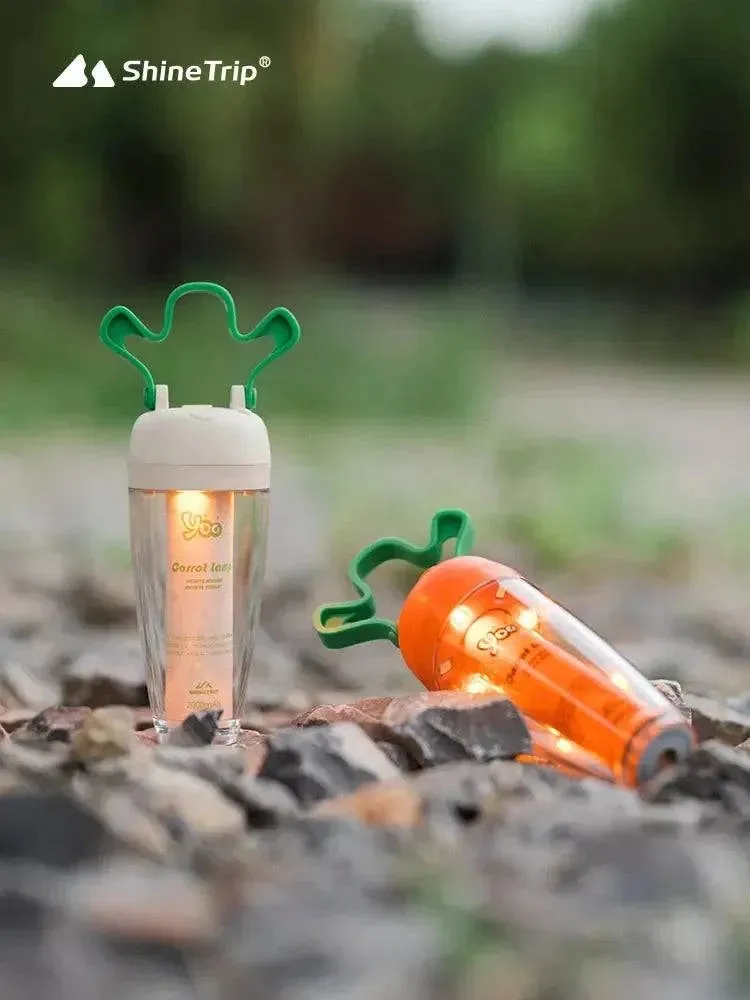 ShineTrip Yoo Series Carrot Shaped LED Camping Lantern Portable Outdoor Radish Light Rechargeable 4  Gears Waterproof Tent Lamp