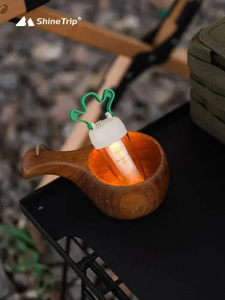 ShineTrip Yoo Series Carrot Shaped LED Camping Lantern Portable Outdoor Radish Light Rechargeable 4  Gears Waterproof Tent Lamp