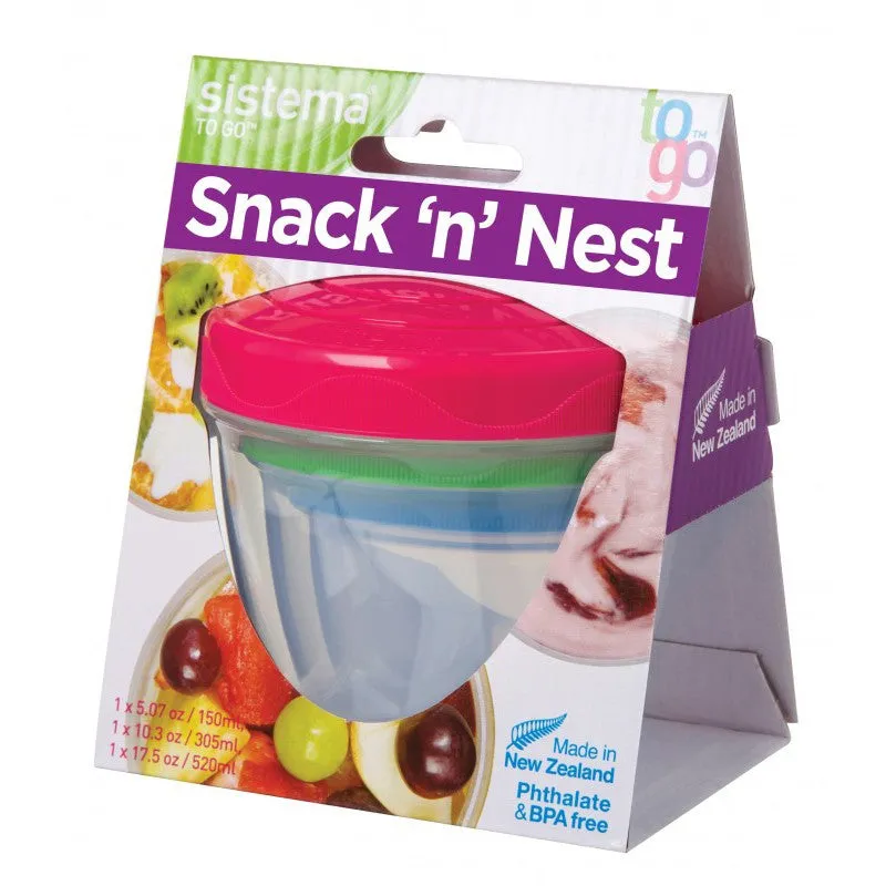 Sistema Snack & Nest 3pk To Go