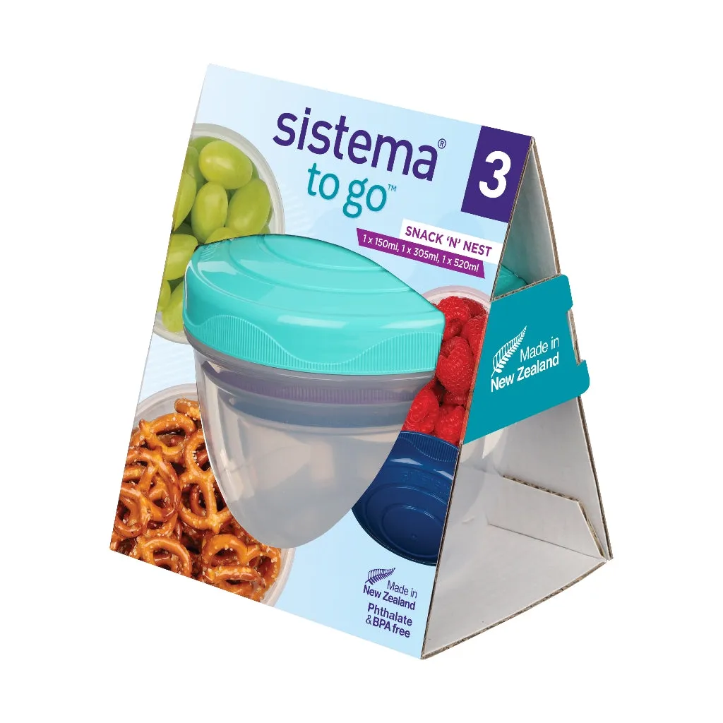 Sistema Snack & Nest 3pk To Go