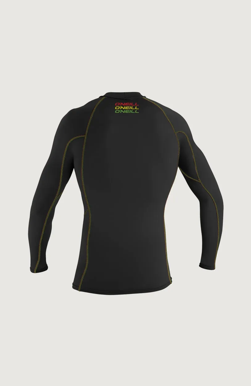 Skins Graphic Long Sleeve Crew | Black