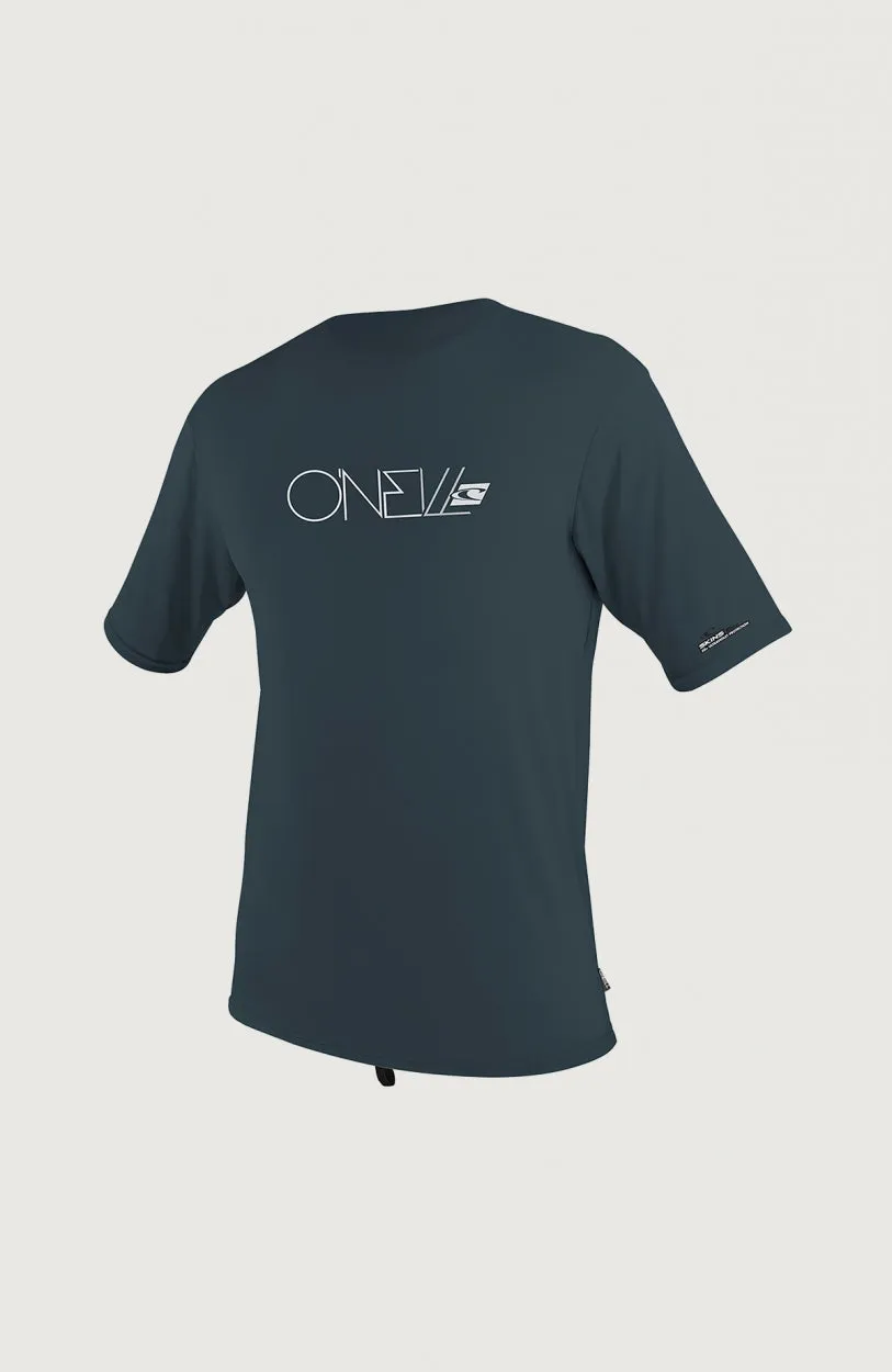 Skins Short Sleeve Rash Tee | Midnighter Black