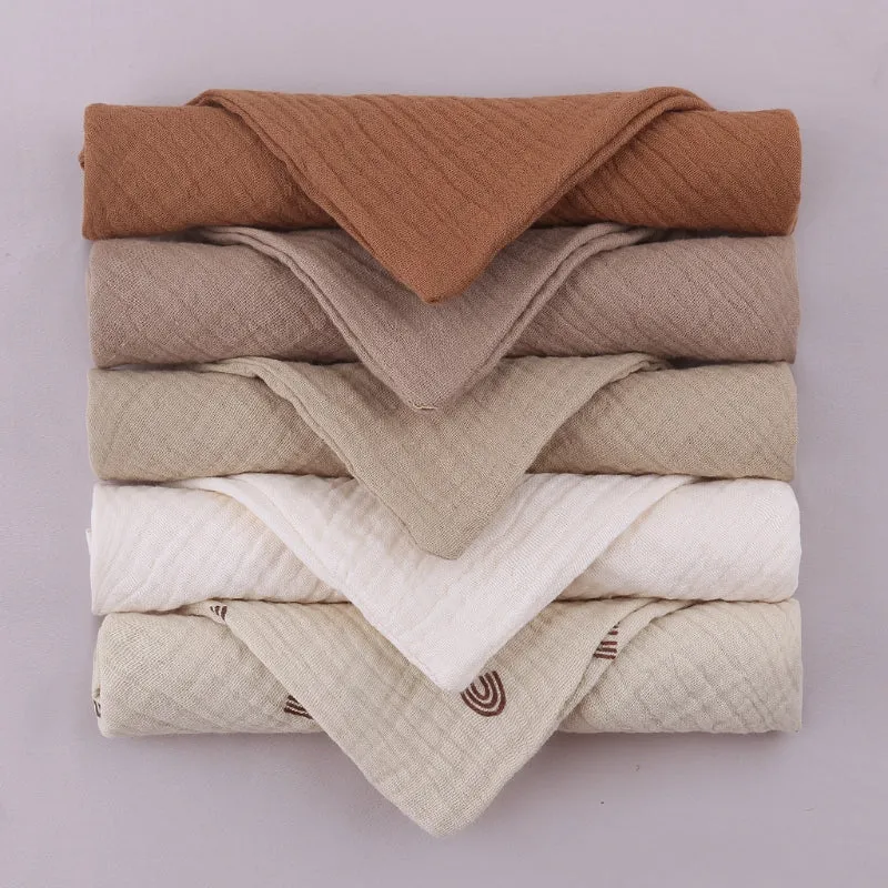 Soft Absorbent Gauze Cotton Baby Washcloths