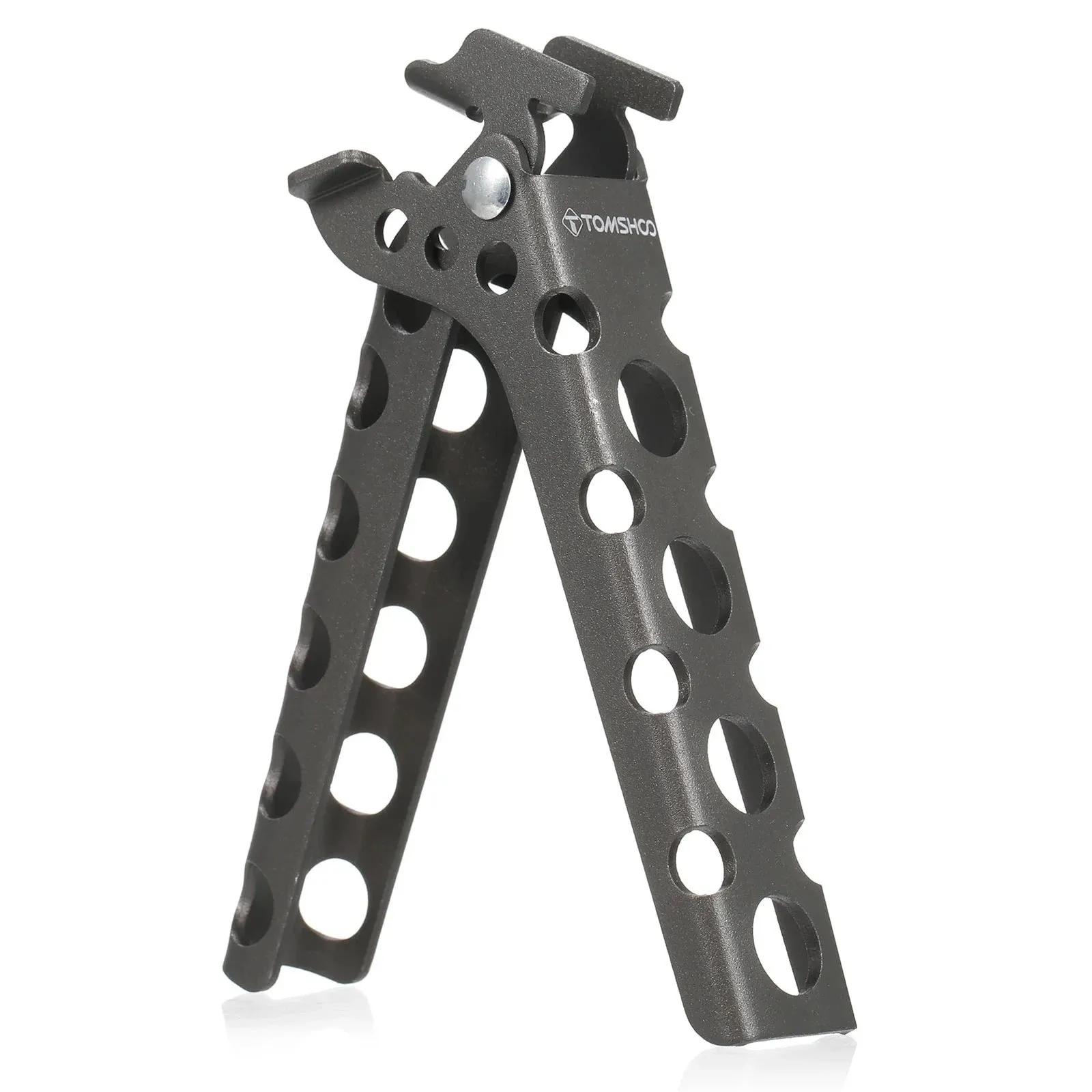 TOMSHOO Aluminum Pot Lifter Camping Pot Pan Grip Handle Outdoor Cooking Pot Holder Picnic Kitchen Tool Organizer