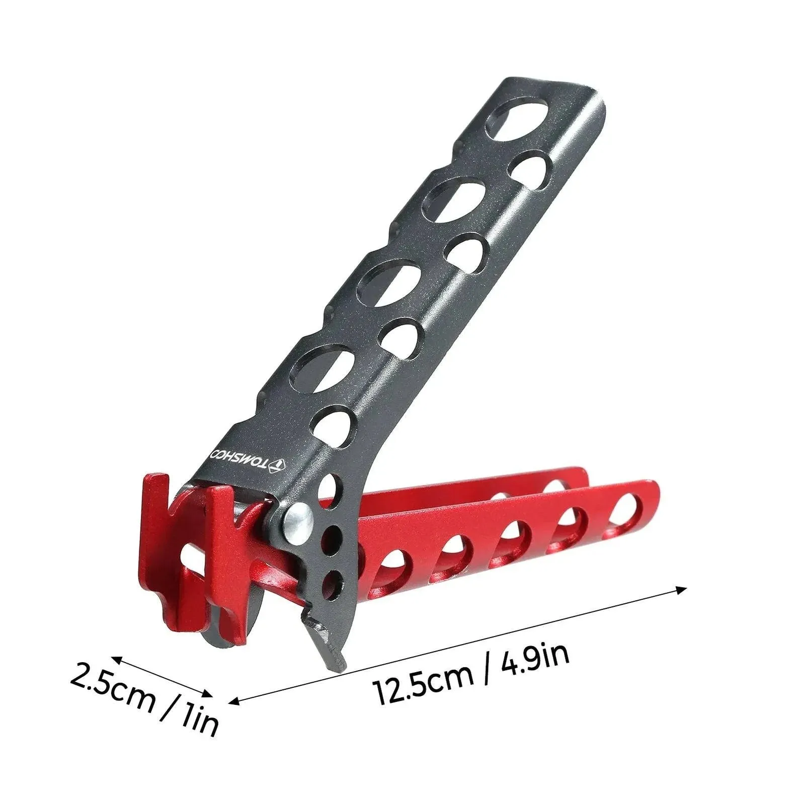 TOMSHOO Aluminum Pot Lifter Camping Pot Pan Grip Handle Outdoor Cooking Pot Holder Picnic Kitchen Tool Organizer