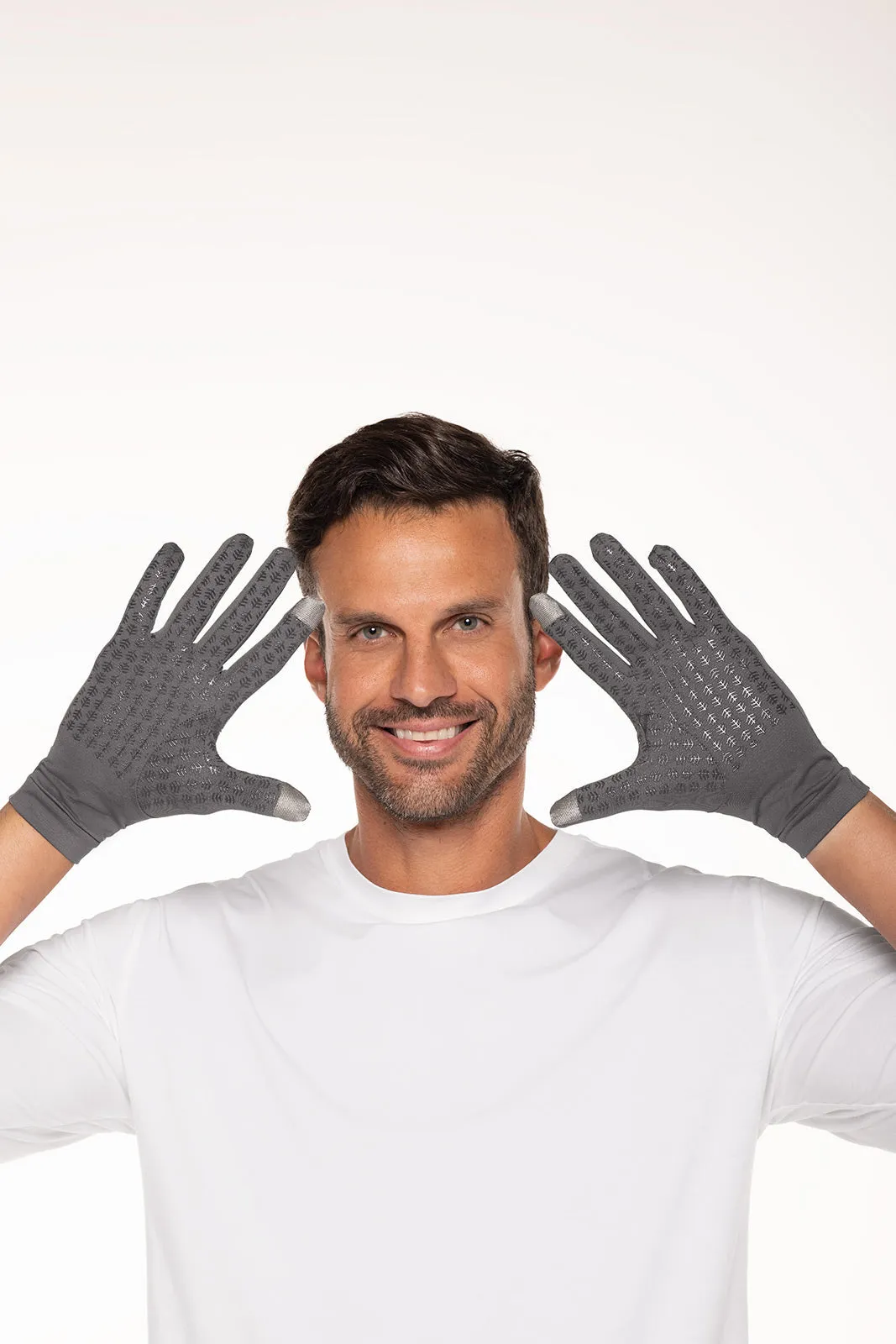 Unisex Gannett UV Gloves | Charcoal