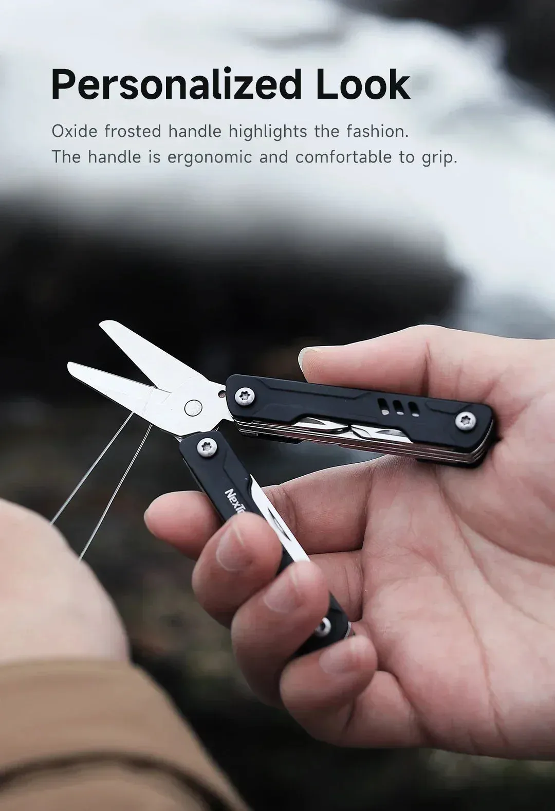 Xiaomi NexTool Mini Sailor Scissors Version  EDC Multitools Hand Pliers Tools Mini Pocket Folding Knife Scissors Screwdriver