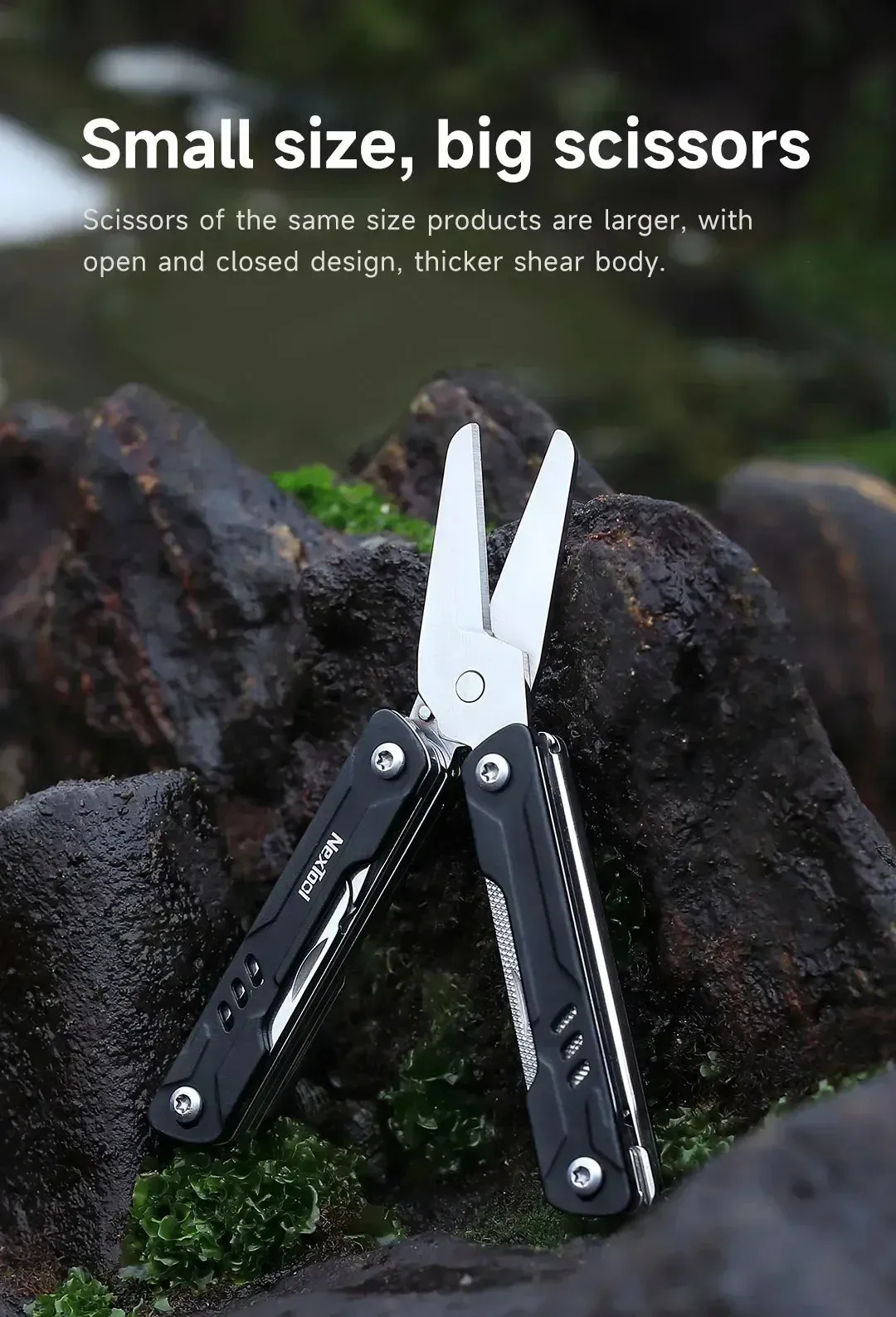 Xiaomi NexTool Mini Sailor Scissors Version  EDC Multitools Hand Pliers Tools Mini Pocket Folding Knife Scissors Screwdriver