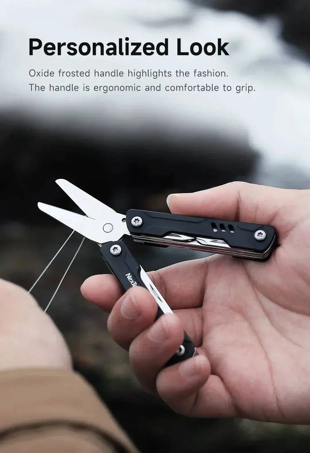 Xiaomi NexTool Mini Sailor Scissors Version  EDC Multitools Hand Pliers Tools Mini Pocket Folding Knife Scissors Screwdriver