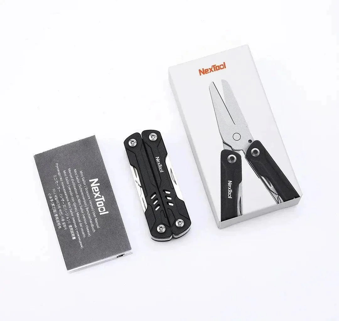 Xiaomi NexTool Mini Sailor Scissors Version  EDC Multitools Hand Pliers Tools Mini Pocket Folding Knife Scissors Screwdriver