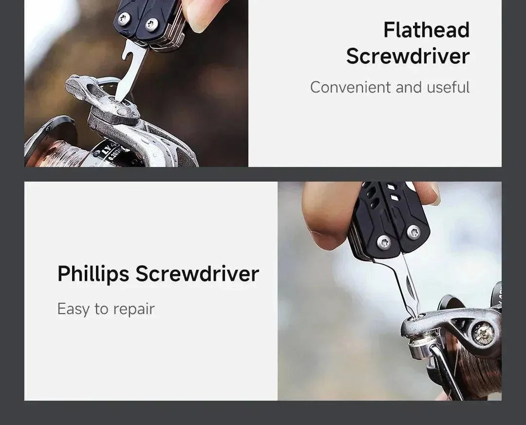 Xiaomi NexTool Mini Sailor Scissors Version  EDC Multitools Hand Pliers Tools Mini Pocket Folding Knife Scissors Screwdriver