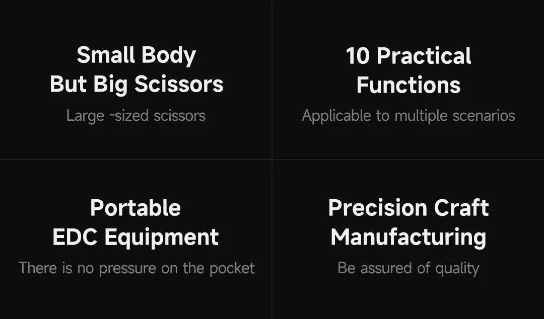 Xiaomi NexTool Mini Sailor Scissors Version  EDC Multitools Hand Pliers Tools Mini Pocket Folding Knife Scissors Screwdriver