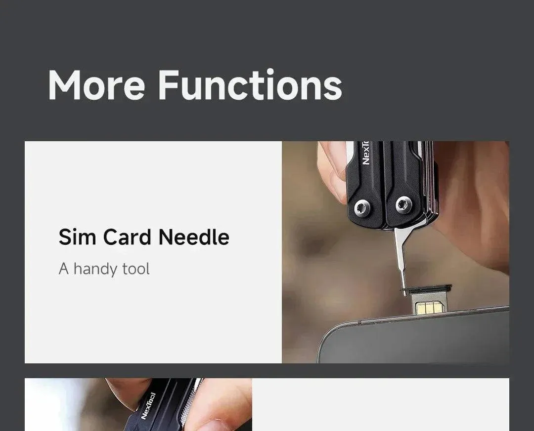 Xiaomi NexTool Mini Sailor Scissors Version  EDC Multitools Hand Pliers Tools Mini Pocket Folding Knife Scissors Screwdriver