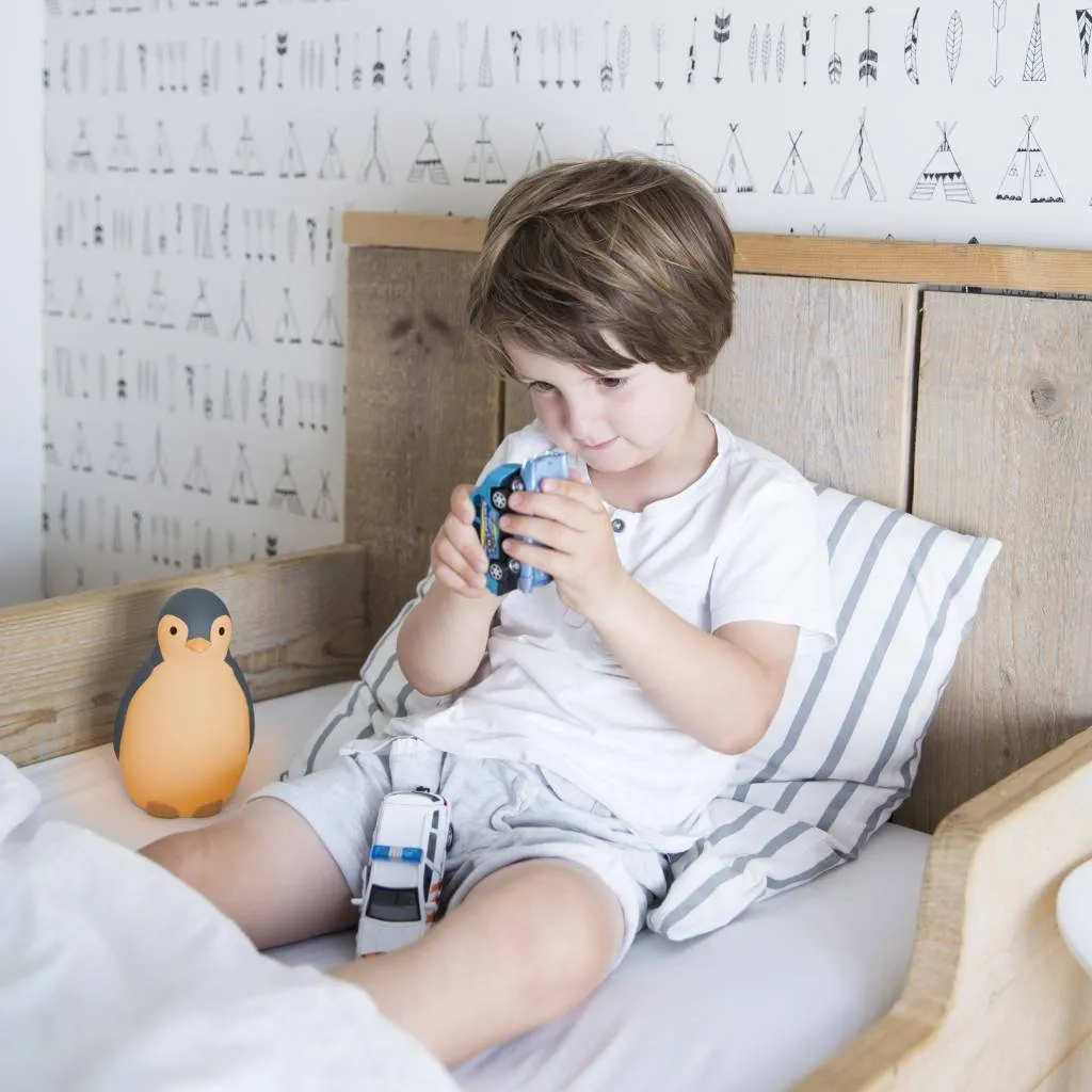 Zazu Pam De Pinguin 3 in 1 Slaaptrainer Draadloze Speaker | Blauw
